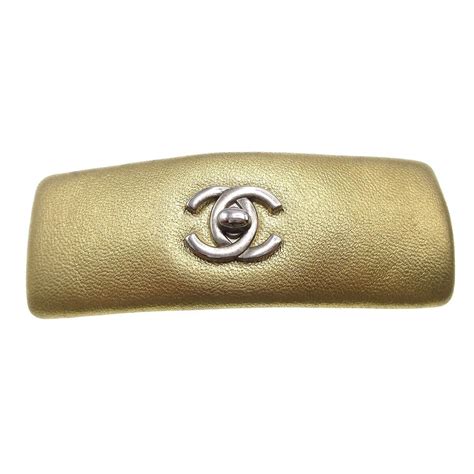 chanel turnlock barrette.